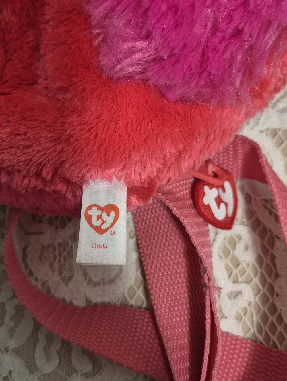 Ty Flamingo Purse
